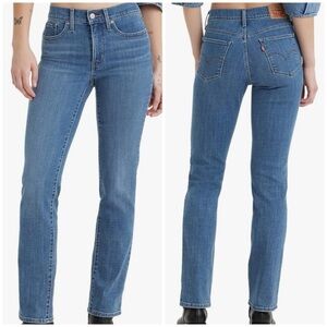 Levi's Slimming Straight Leg Classic Blue Jeans 29